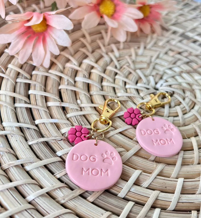 Dog Mom Keychain